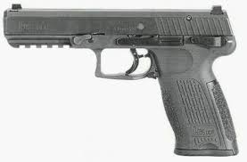 Hk Ucp Prototype 2004 Note Grip With Removable Adjustable Backstrap As Well As Manual Controls Slide Stop And Safety Pistol Firearms Hand Guns