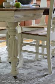 Antique Dining Table Updated With Chalk Paint Antique Dining Tables Antique Dining Room Table Antique Dining Rooms