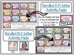 Bundled Letters A M Centers Activities Printables Much More Mega Packs Ccss Letter Activities Activity Pack Letter T Activities
