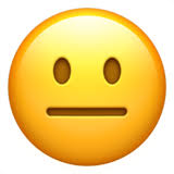 With ios 12 and later, and ipados, you can create a memoji to match your personality and mood, then send it in messages and facetime. Neutral Face Emoji