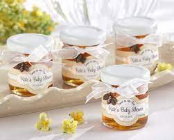 Meant To Bee Personalized Clover Honey Set Of 12 Honey Baby Shower Favor Baby Shower Favors Diy Bee Baby Shower