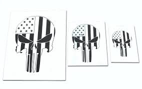 Stencil shown in negative form so image will stand out better, making the dark part the stencil and the white parts what is cut out. 3 Pack American Flag Punisher Skull Airbrush Painting Truck Camo Stencil Set Walmart Com Walmart Com