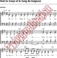 Voici Le Corps Et Le Sang Du Seigneur Chant De Communion Messe Celebrations Il Est Vivant