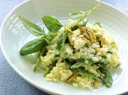 risotto mit zuckerschoten und pinienkernen rezept rezepte essen einfache gerichte