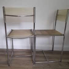 Pair Of Mid Century Italian Spaghetti Chairs By Giandomenico Belotti For Alias Interior Mid Century Mid Century Interior