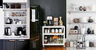 Appliances such as refrigerators, dishwashers, and ovens are often integrated into kitchen cabinetry. 10 Diy Coffee Bar Cabinet Ideas For The Perfect Cup Of Joe
