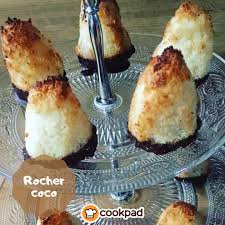 Rocher Coco Chocolat Noir De Maman Cuiisiine Recette En 2020 Rochers Coco Recette Facile Chocolat