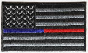 Black And Red American Flag Patch Meaning Red And Blue Line Law Enforcement And Firefighter Support American Flag Patch American Flag Patch Flag Patches Blue Red Lines