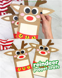 Reindeer Paper Bag Craft For Kids Video Video Paper Bag Crafts Winter Crafts For Kids Holiday Crafts