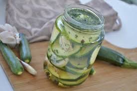 Eingelegte Zucchini Rezept Rezept Zucchini Einlegen Zucchini Einmachen Zucchini Rezepte