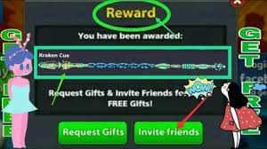 Grab a cue and take your best shot! 8 Ball Pool Get Free Legendary Kraken Cue From Again New Reward Link Youtube