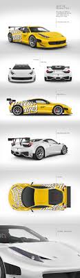 Sports photography refers to the genre of photography that covers all types of sports. Sport Car Mockup Pack In Vehicle Mockups On Yellow Images Creative Store