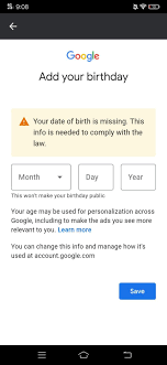 How old was i, how old will i be, or when will i be? How Is Giving Me Ads The Law I Ve Been Told To Give My Birth Date 23 Times I Will Not Do It For A Fake Law Google
