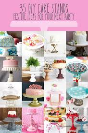 Godinger cake stand, cake plate server platter with dome, acaciawood and shaterproof acrylic lid 299. Diy Cake Stand Festive Ideas For Your Next Party Diy Candy