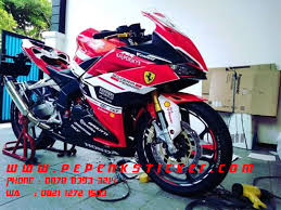 Honda supra x125 racikan bengkel tkr21 di cilegon, banten ini, sedang fenomenal saat ini. Cutting Sticker Bekasi Sticker Cutting Bekasi