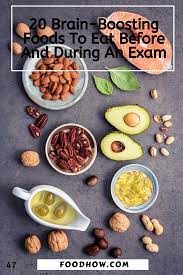 20 Brain Boosting Foods To Eat Before And During An Exam Brain Boosting Foods Good Brain Food Food