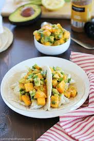 Fish tacos with avocado mango salsa this recipe is for 1 pound of fish fillets of choice and makes 8 tacos (soft or hard). Fish Tacos With Mango Salsa Yummy Healthy Easy