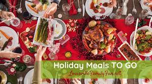 If you were hoping to take a break from cooking with a meal at cracker barrel on christmas eve, you're in luck. Holiday Meals To Go Perfect For Christmas Louisville Family Fun