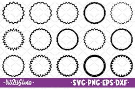 Each frame svg comes with it's own backing layer. 15 Circle Frames Svg Frames Bundle 563680 Illustrations Design Bundles