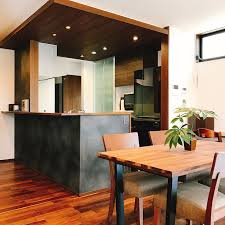 キッチン 和モダン 自然素材 ミディアムウォルナット 朝日ウッドテック などのインテリア実例 2018 04 26 22 47 41 roomclip ルームクリップ 和モダン キッチン モダン リビング キッチン