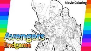 Avengers endgame coloring pages pdf. Marvel Avengers End Game The Movie Poster Draw Super Hero Drawing And Coloring Pages Youtube