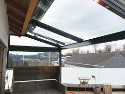 Terrassenuberdachung Mit Seitlichem Windschutz Sunflex Sf 25 Uberdachung Terrasse Terrassenuberdachung Uberdachungen