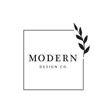 Premade Business Logo Modern Leaf Logo Square Interior Design Logo Custom Logo Simple Brand Des Interior Designer Logo Business Logo Branding Leaf Logo