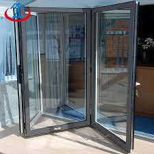 Pro 80 double 1 panel 3/4 lite sandringham cherry door. China Ztmy Double Glass Folding Door Exterior Glass Doors From Manufacturer China Glass Glass Door