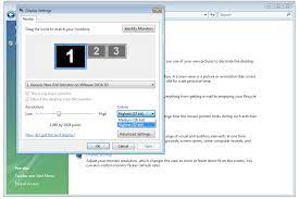 If, for whatever reason you want to change color bit this is how it`s doneright click on desktop and click on menu screen resolutionclick on link advanced se. How To Adjust The Color Quality Setting In Windows