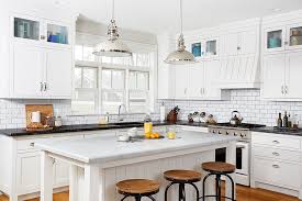 These are such a blast from the past! White Cabinets