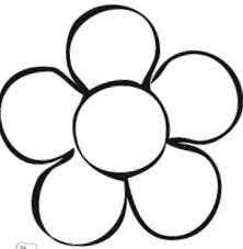 Dibujos Para Colorear Flores Faciles