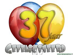 Jakosawi E Cards 37 Jaar Ballon