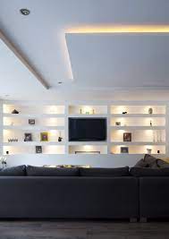 Parete Attrezzata In Cartongesso Per Un Soggiorno Moderno Arredamento Moderno Soggiorno Arredamento Soggiorno Moderno Arredamento Soggiorno Grande