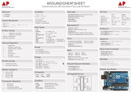 Arduino Cheat Sheet The Most Important Arduino Commands And Syntax Arduino Programming Arduino Arduino Projects