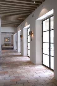 Clay Tile Floor Spanish Style Homes Best Flooring Floor To Ceiling Windows
