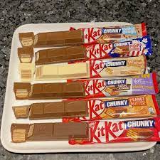 Helen Helenjtea Added A Photo To Their Instagram Account Which Kitkat Chunky Would You Pick We Have Cook Chunky Peanut Butter Salted Caramel Cookie Dough