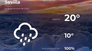 El Tiempo En Sevilla Prevision Para Hoy Lunes 14 De Diciembre De 2020