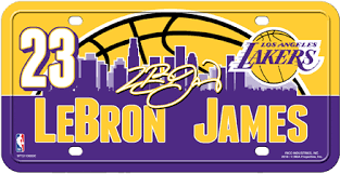 Use it in your personal projects or share it as a cool sticker on tumblr, whatsapp. Download Los Angeles Lakers Lebron James License Plate Lakers Lebron James Logo Full Size Png Image Pngkit