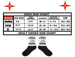 Sock Size Chart