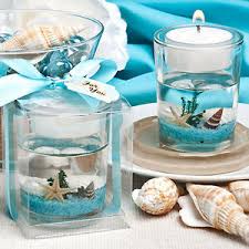 24 Personalized Underwater Sea Scene Gel Candles Beach Theme Wedding Favors 638054054566 Ebay