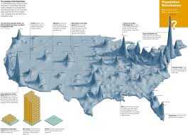 Population Distribution Of Usa Infographic Map Amazing Maps Map