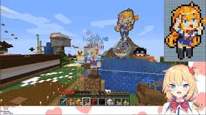 In Her Latest Minecraft Stream Haato Haachama Blessed Australianposting Facebook Pixel art tutorial and showcase: in her latest minecraft stream haato