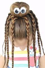 8 Fun Unique Halloween Hairstyle Ideas For Kids Wacky Hair Wacky Hair Days Crazy Hair Days