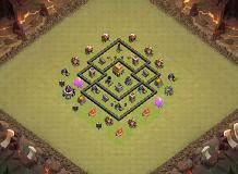 Ok langsung cekidot aja ya gayes. Th5 Troll Th5 War Base Base By Klukena Clash Of Clans