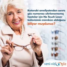 Katarakt Ameliyatindan Sonra Goz Numarasi Sifirlanmamis Hastalar Icin De No Touch Laser Tedavisi Mumkundur Gozler Biliyor Muydunuz