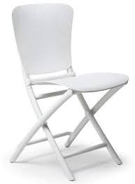 Nardi Zic Zac Folding Patio Dining Chair Wayfair Folding Dining Chairs White Dining Chairs Stacking Dining Chair