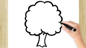 Como Dibujar Un Arbol Super Facil Youtube