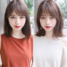 佐藤 康文さんはinstagramを利用しています 同じモデルさんの髪型比較です 長さはほぼ同じで左がストレート内巻きスタイルで右がふんわり外ハネスタイルです 伸ばし中で長さを変えたくない場合も 前髪の仕上げ方と内巻きか外はねか 美人 ヘアスタイル