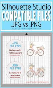 Difference Between Jpg And Png For Crafts With Your Silhouette Cameo Grab The Fre Silhouette Cameo Beginner Silhouette Cameo Tutorials Silhouette Tutorials