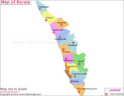 Alleppey is located close to kochi in the south indian state of kerala. Map Of Kerala Kerala District Map Political Map Of Kerala Flickr